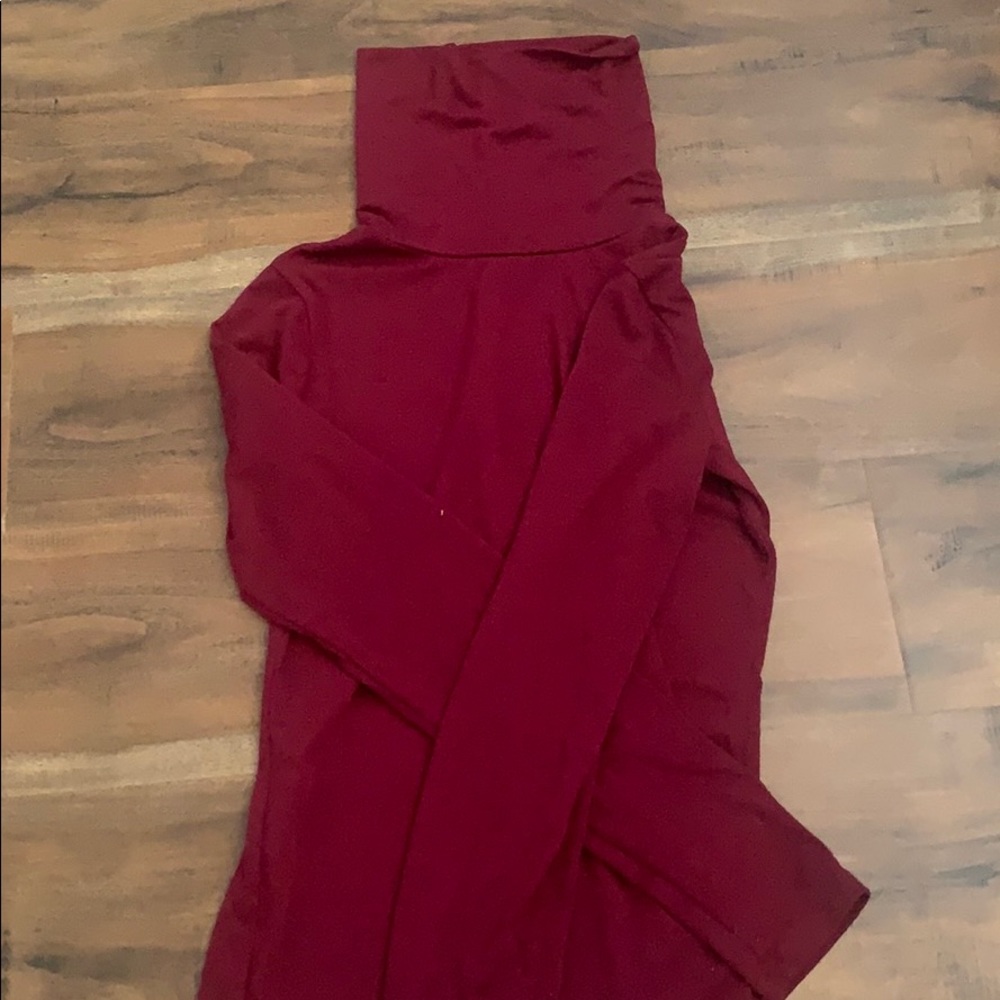Maroon Turtleneck
